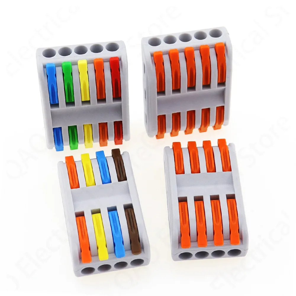 1/2/3/5pcsWire wiring Connectors 4 pin 5 pin Terminal Block Conductor SPL-4/5 Push-In Connector
1/2/3/5pcsWire wiring Connectors 4 pin 5 pin Terminal Block Conductor SPL-4/5 Push-In Connector