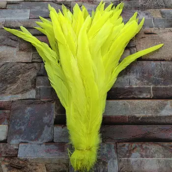 Rare 500pcs Beautiful 12-14inches/30-35cm Fluorescent Yellow Rooster Tail Feathers Clothing Hat Christmas Holiday Decorative
Rare 500pcs Beautiful 12-14inches/30-35cm Fluorescent Yellow Rooster Tail Feathers Clothing Hat Christmas Holiday Decorative