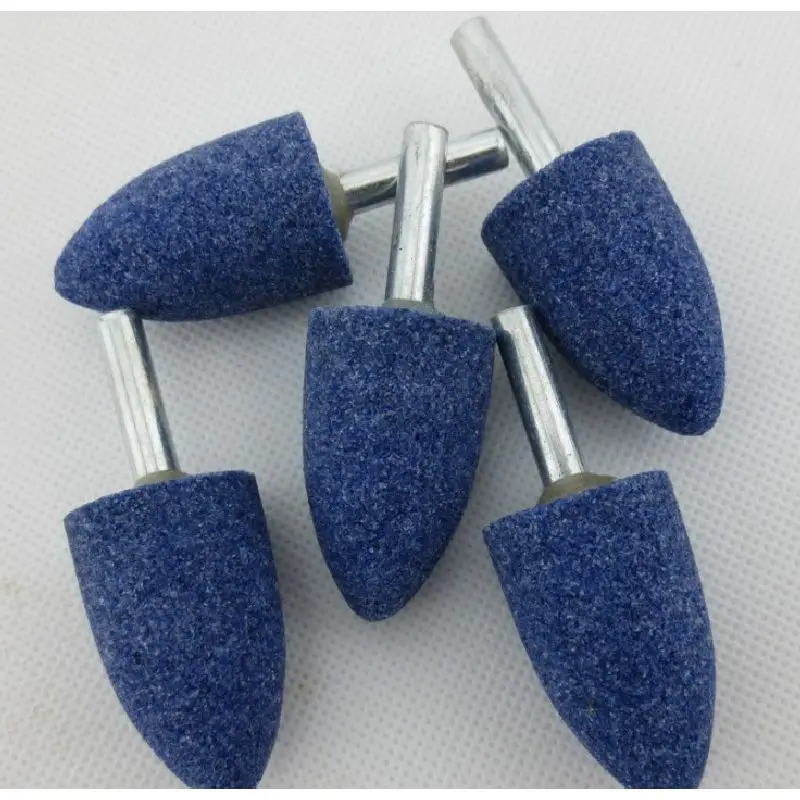 5pcs 25x6mm Blue Corundum Grinding Head with 6mm Shank Cone Shape Hard Stone Bistrique Mounted Points Rotary Burrs Wheelhead
5pcs 25x6mm Blue Corundum Grinding Head with 6mm Shank Cone Shape Hard Stone Bistrique Mounted Points Rotary Burrs Wheelhead
