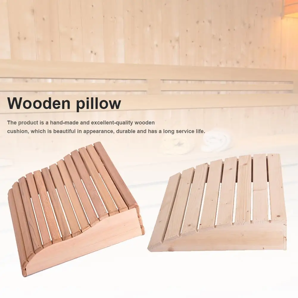 Wooden Headrest Curved Cushion Sauna Equipment For Bathroom Bedroom Household Equipment High Quality Random Color
Wooden Headrest Curved Cushion Sauna Equipment For Bathroom Bedroom Household Equipment High Quality Random Color