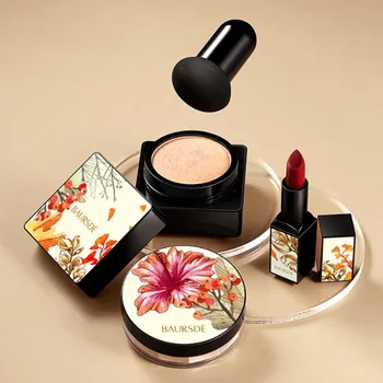 3 Pcs concealer air cushion soft Transparent pressed powder compact waterproof lipstick kit de maquiagem maquillaje makijaż
3 Pcs concealer air cushion soft Transparent pressed powder compact waterproof lipstick kit de maquiagem maquillaje makijaż