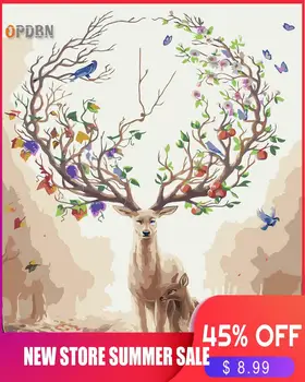 OPDBN Wall Art Canvas Painting by Number Posters Elk Poster Canvas Painting for Living Room Home Decor No Frame
OPDBN Wall Art Canvas Painting by Number Posters Elk Poster Canvas Painting for Living Room Home Decor No Frame