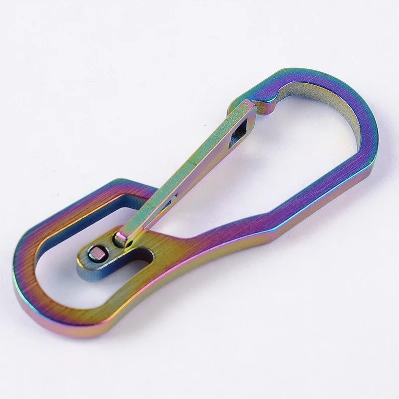 Titanium Alloy Rope Hook Outdoor Carabiner Ring Safety Belt Buckle for Camping 25KG Maximum load capacity
Titanium Alloy Rope Hook Outdoor Carabiner Ring Safety Belt Buckle for Camping 25KG Maximum load capacity
