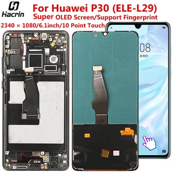 OLED Display For Huawei P30 ELE-L29 LCD Display 10 Point Touch Screen Digitizer Assembly Display For Huawei P30 LCD Screen 6.1''
OLED Display For Huawei P30 ELE-L29 LCD Display 10 Point Touch Screen Digitizer Assembly Display For Huawei P30 LCD Screen 6.1''