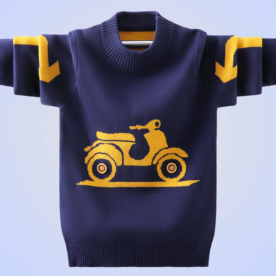 Children's Sweater Fashion Cotton Clothing Keep Warm Winter O-Neck Sweater Boys Pullover Knitting Sweater Children's Clothing
Children's Sweater Fashion Cotton Clothing Keep Warm Winter O-Neck Sweater Boys Pullover Knitting Sweater Children's Clothing
