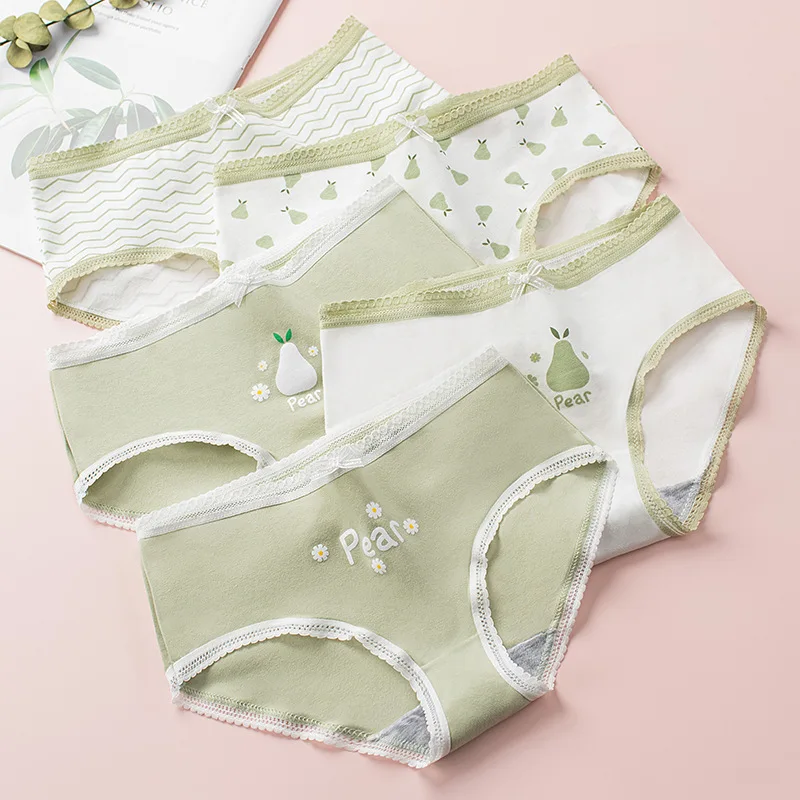 Plus Size 5Pcs/Lot Cotton Panties Girl Briefs Women Underwear Cute Cartoon Underpants Breathable Shorts Intimates Sexy Lingerie 
Plus Size 5Pcs/Lot Cotton Panties Girl Briefs Women Underwear Cute Cartoon Underpants Breathable Shorts Intimates Sexy Lingerie