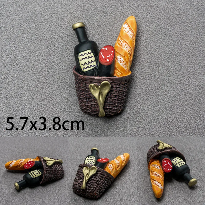 Bionic food fridge magnet 3d creative simulation food cute refrigerator magnetic stickers photo magnetic sticker decoration gift Bionic food fridge magnet 3d creative simulation food cute refrigerator magnetic stickers photo magnetic sticker decoration gift