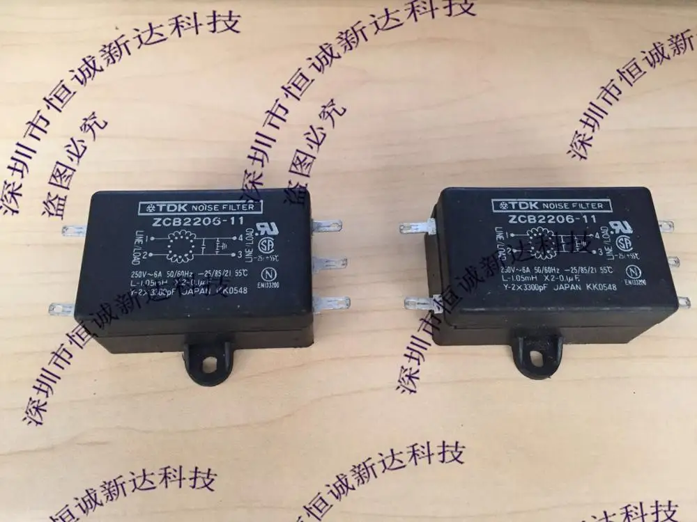 TDK EMI anti-interference original power supply filter ZCB2206-11S EMC anti-noise Japan 6A | Электроника