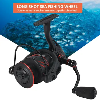 Fishing Wheel Black Red Left Right Interchange Spool Gear Metal Rocker 13+1BB Embedded Fishing Reel Spinning Wheel Durable
Fishing Wheel Black Red Left Right Interchange Spool Gear Metal Rocker 13+1BB Embedded Fishing Reel Spinning Wheel Durable