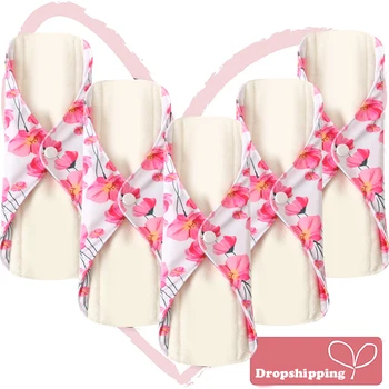 Ohbabyka Cloth Sanitary Napkin Absorbent Reusable Charcoal Bamboo Cloth Pads 5Pack Sanitary Towel Size M Daytime Menstrual Pads 
Ohbabyka Cloth Sanitary Napkin Absorbent Reusable Charcoal Bamboo Cloth Pads 5Pack Sanitary Towel Size M Daytime Menstrual Pads
