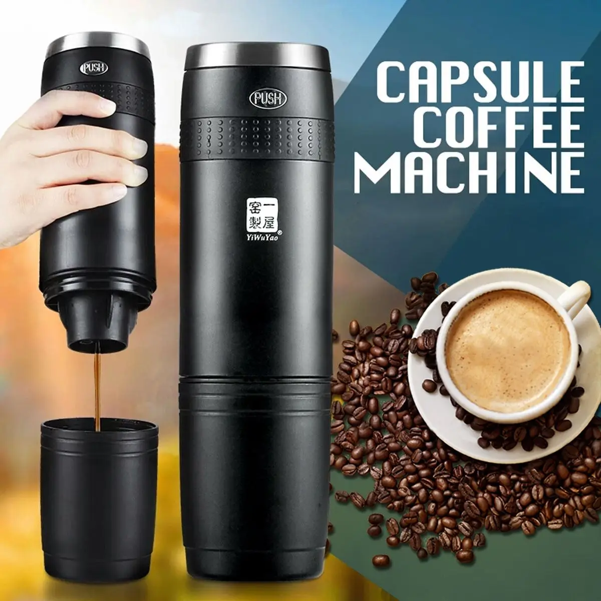 240ML Outdoor Coffee Machine Mini Portable Electric Hand Punch Coffee Pot Pressure Espresso Coffee Machine For Home Travel
240ML Outdoor Coffee Machine Mini Portable Electric Hand Punch Coffee Pot Pressure Espresso Coffee Machine For Home Travel