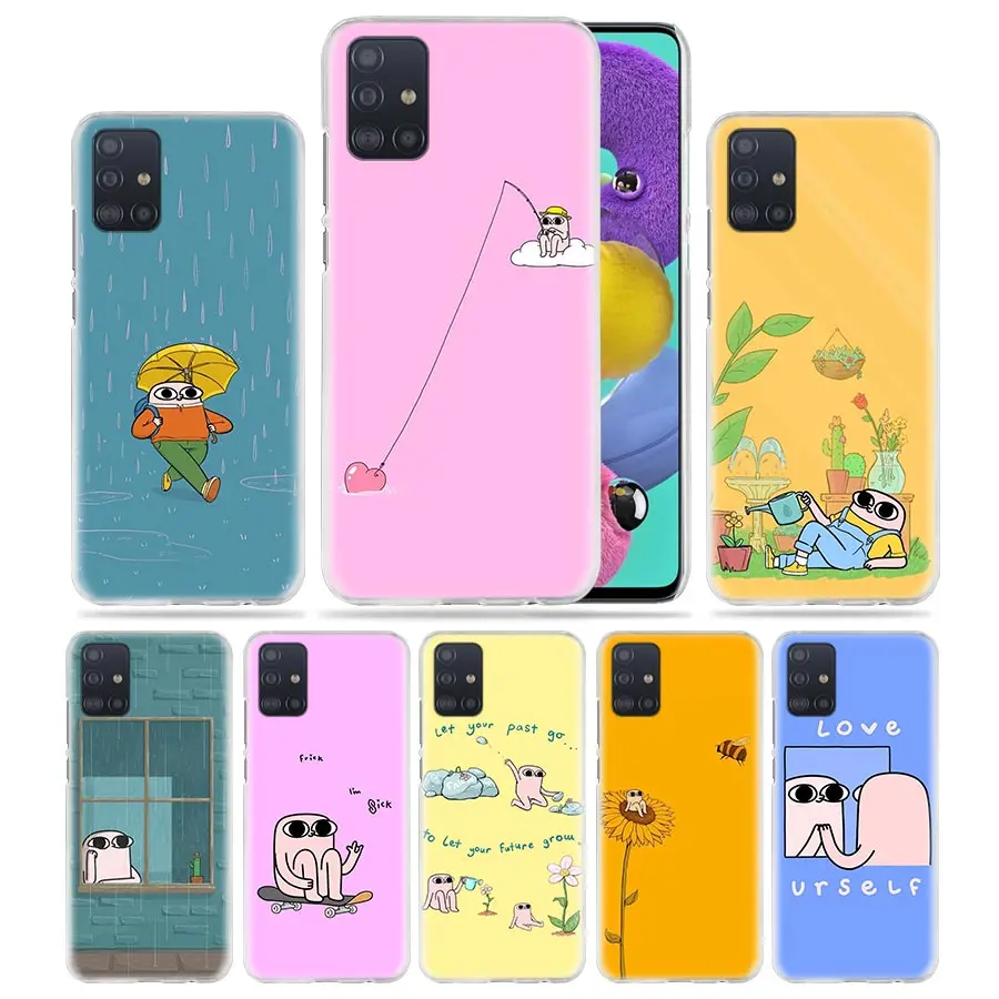 Разноцветный чехол для Samsung Galaxy A51 A71 A21 M31 M51 A01 A70s A50s S20 ультра 5G жесткий