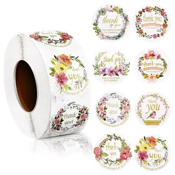 500 Pcs/1 Roll Elegant Wreath Flowers "thank you" Letters Print Label Stickers
500 Pcs/1 Roll Elegant Wreath Flowers "thank you" Letters Print Label Stickers