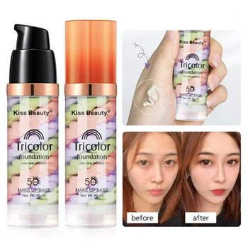 3 Color Liquid Primer Oil-control Brighten Makeup Full Cover Acne Pores Isolation Cream Moisturizing Repair Base Cosmetic TSLM2
3 Color Liquid Primer Oil-control Brighten Makeup Full Cover Acne Pores Isolation Cream Moisturizing Repair Base Cosmetic TSLM2