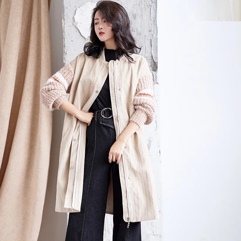Mink Fur Long Sleeve Joint Cotton-padded Clothes Women's Mid-length 2018 Winter New Style Korean-style WOMEN'S Wear Winter Coat
Mink Fur Long Sleeve Joint Cotton-padded Clothes Women's Mid-length 2018 Winter New Style Korean-style WOMEN'S Wear Winter Coat