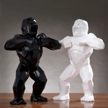 Big Monkey King Kong Living Room Decoration Gorilla Sculpture Geometric Resin Modern Statue Birthday Gift For Wedding Use
Big Monkey King Kong Living Room Decoration Gorilla Sculpture Geometric Resin Modern Statue Birthday Gift For Wedding Use