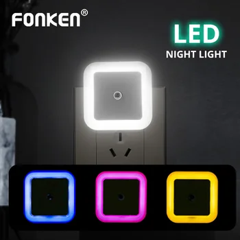 FONKEN Smart LED Night Light Smart Remote Control Light Sensor Lamp Corridor Bedroom Lighting EU US Plug Smart Children Light
FONKEN Smart LED Night Light Smart Remote Control Light Sensor Lamp Corridor Bedroom Lighting EU US Plug Smart Children Light