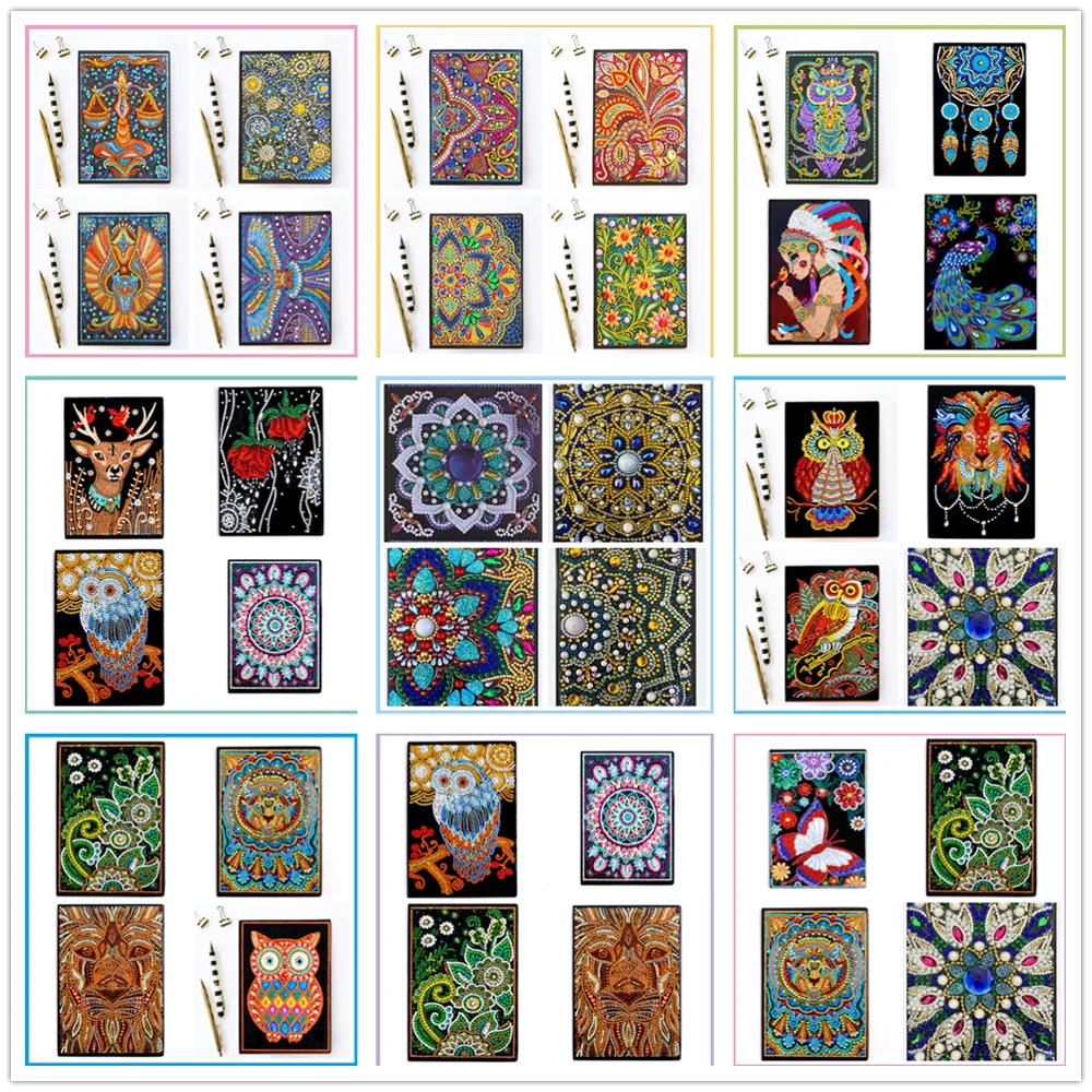 DIY Notebook with Special Shaped Diamond Painting Cover Notebook Diary Book 100 Pages/50 Sheets A5 Diamond Painting Notebook
DIY Notebook with Special Shaped Diamond Painting Cover Notebook Diary Book 100 Pages/50 Sheets A5 Diamond Painting Notebook
