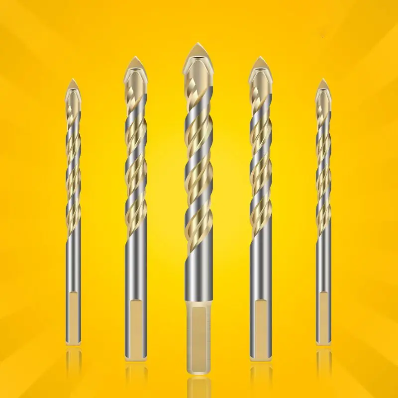 Multifunctional Wood Marble Plastic Drilling Drill Bit High Quality Twist Carbide Triangular Drill Bit Power Tools Accessories
Multifunctional Wood Marble Plastic Drilling Drill Bit High Quality Twist Carbide Triangular Drill Bit Power Tools Accessories