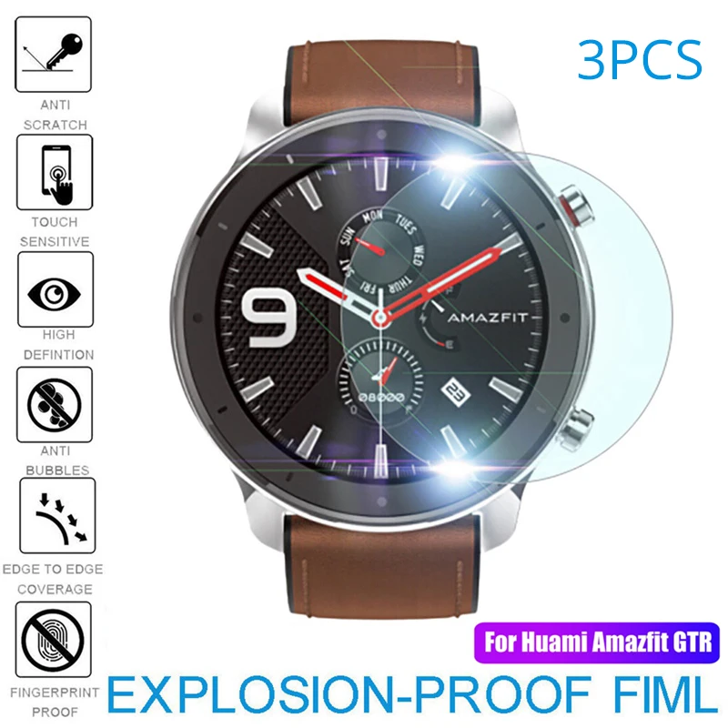 3PCS Full Coverage Explosion-proof TPU Screen Protector Film For Huami Amazfit GTR 47MM Huami Amazfit GTR 42MM
3PCS Full Coverage Explosion-proof TPU Screen Protector Film For Huami Amazfit GTR 47MM Huami Amazfit GTR 42MM