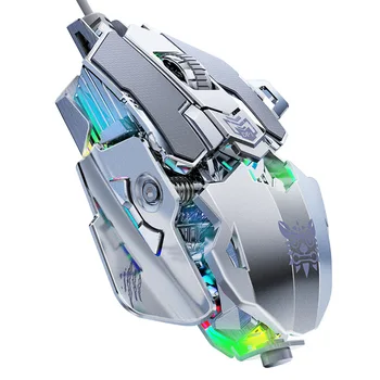 Silent Accessories Mechanical Mice Gift Computer LED Backlit Programmable USB Adjustable DPI Wired Gaming Mouse Ergonomic Home
Silent Accessories Mechanical Mice Gift Computer LED Backlit Programmable USB Adjustable DPI Wired Gaming Mouse Ergonomic Home