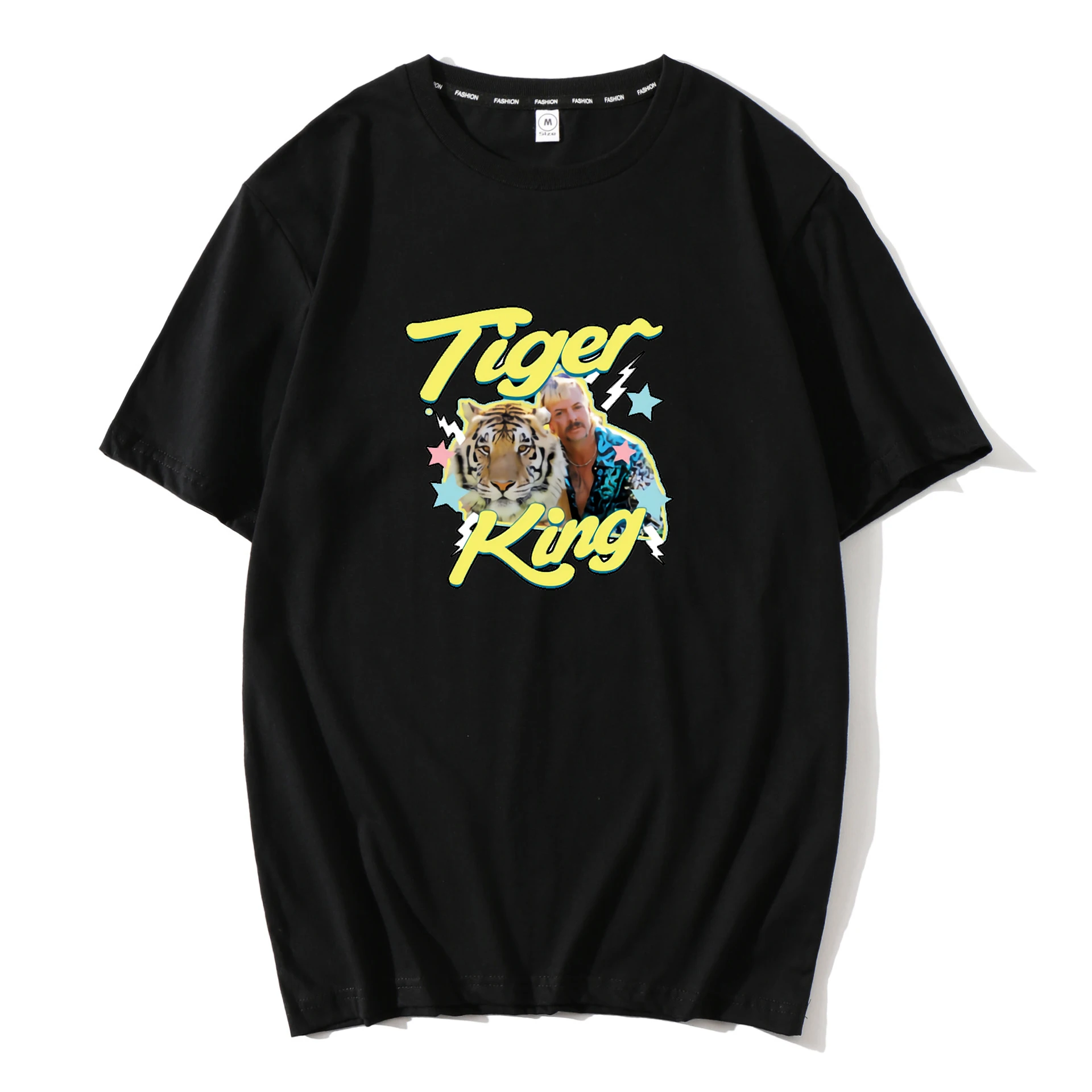 2020 New Style Summer The Tiger King Tshirt Men Joe Exotic T Shirt President Short Sleeve Tops Tees Cotton TV Show Streetwear
2020 New Style Summer The Tiger King Tshirt Men Joe Exotic T Shirt President Short Sleeve Tops Tees Cotton TV Show Streetwear