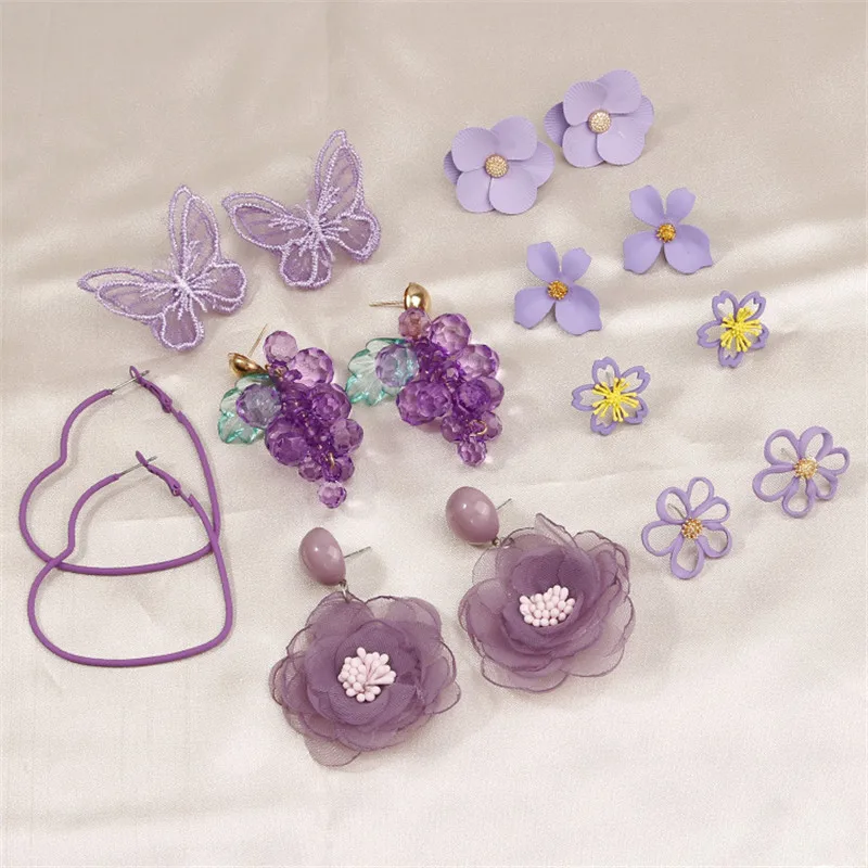 VAGZEB New Korean Style Spray Paint Big Flower Drop Earrings For Women Fashion Summer Elegant Sweet Jewelry Accessories
VAGZEB New Korean Style Spray Paint Big Flower Drop Earrings For Women Fashion Summer Elegant Sweet Jewelry Accessories