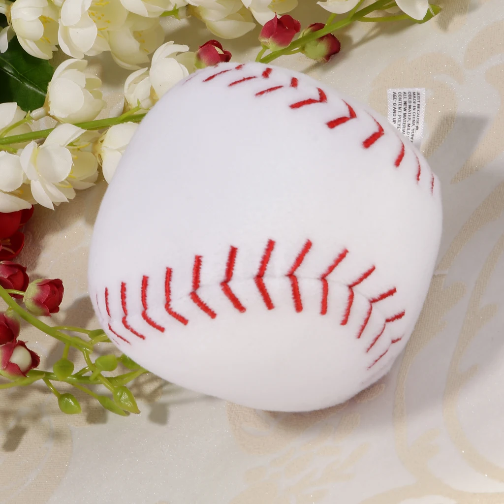Soft Stuffed Baseball Basketball Rugby Football Sports Toy Baby Plush Toy Play