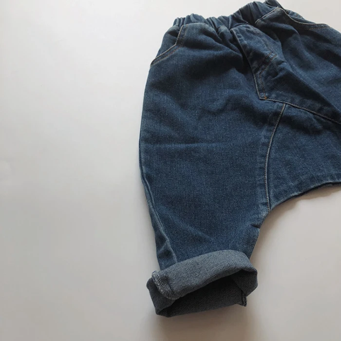 Korean Style Baby Boys Girls Cowboy Pants Kids Casual Elastic Waist Pant Children's Clothing Autumn Baby Boys Girls Jeans 45 Hea89c581f8174cdfa7531c9f4e862680N