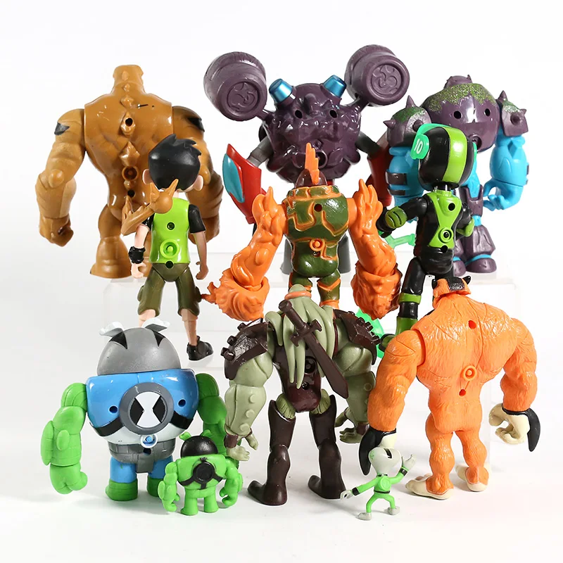 Bandai Ben 10 экшн-фигурки PVC 11 шт. | AliExpress
