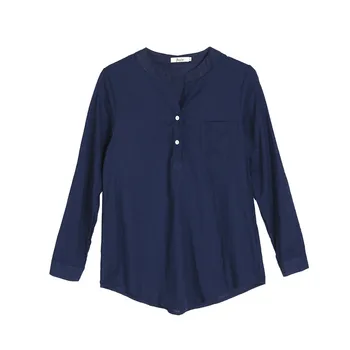 Fashion Women Long Sleeve Blouse Ladies Autumn Loose V-neck Blouse Casual Shirt Summer Solid Tops
Fashion Women Long Sleeve Blouse Ladies Autumn Loose V-neck Blouse Casual Shirt Summer Solid Tops