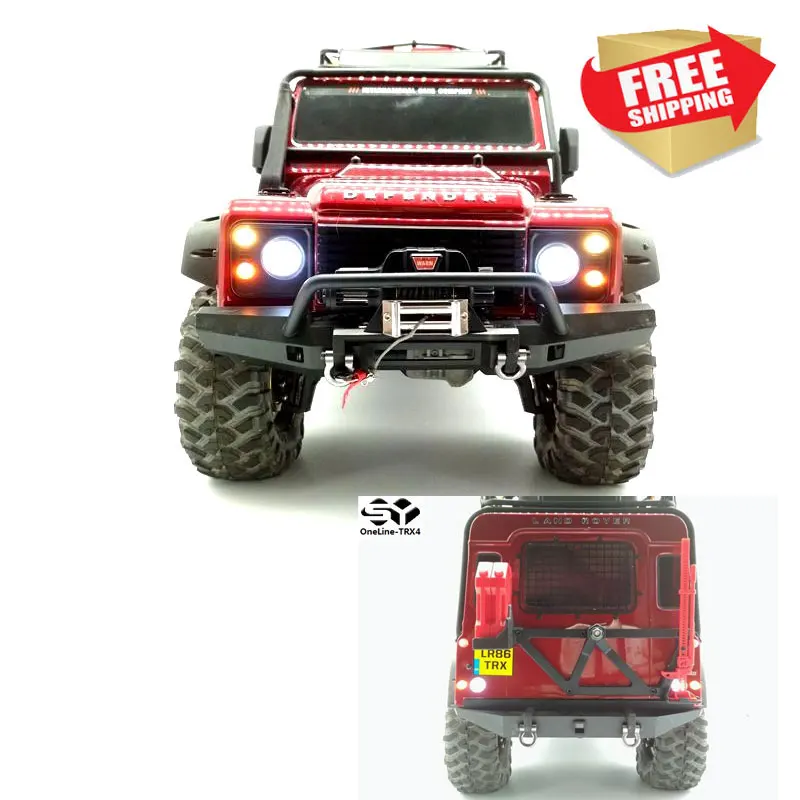 

RC model car Trx4 TRX-4 trax 82056-4 led light stop turn signal lamp headlight set water proof option upgrade parts