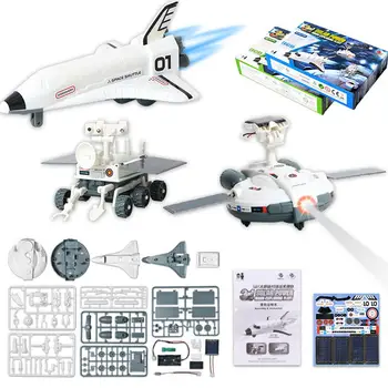 DIY Environmental Edu Puzzles Solar Spacecraft Moon Explore 3 in 1 Assembly Toy Model English Version
DIY Environmental Edu Puzzles Solar Spacecraft Moon Explore 3 in 1 Assembly Toy Model English Version