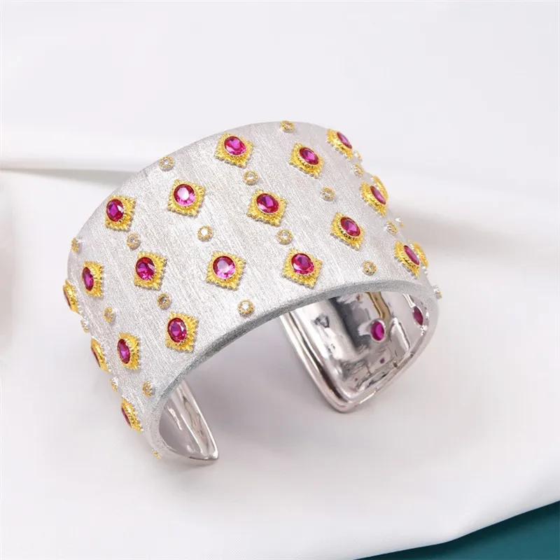 CMajor S925 Sterling Silver Fine Jewelry Delicate Elegant Temperament Geometric Wide Cuff Bangles for Women Valentine's Day Gift
CMajor S925 Sterling Silver Fine Jewelry Delicate Elegant Temperament Geometric Wide Cuff Bangles for Women Valentine's Day Gift