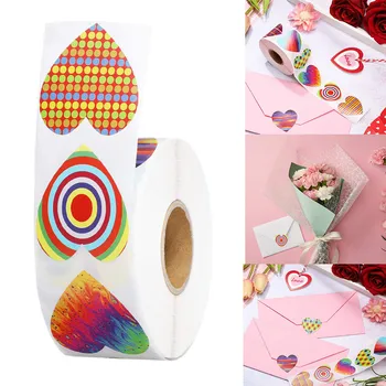 500pcs/roll Heart Shape Baking Sticker 8 Kinds Of Pattern Love Valentine's Day Sticker Sealing Stickers Gift Decor Wrap Stickers
500pcs/roll Heart Shape Baking Sticker 8 Kinds Of Pattern Love Valentine's Day Sticker Sealing Stickers Gift Decor Wrap Stickers