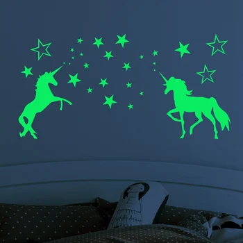 Luminous Cartoon Unicorn Horse Stickers Living Room Bedroom Bathroom Fluorescent Wall Sticker
Luminous Cartoon Unicorn Horse Stickers Living Room Bedroom Bathroom Fluorescent Wall Sticker