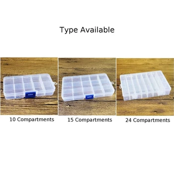 10 15 24 Compartments Plastic Box Jewelry Bead Storage Container DIY Organizer New PP 1pc New
10 15 24 Compartments Plastic Box Jewelry Bead Storage Container DIY Organizer New PP 1pc New