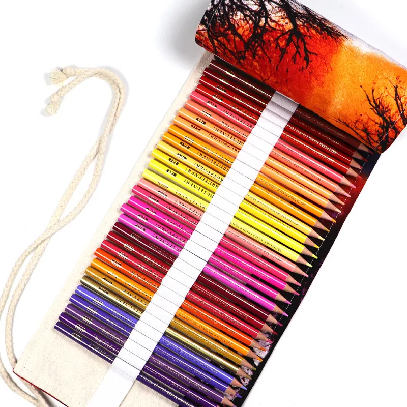 48/72 colors water-soluble pencil set 72 hole pen curtain set oily pencil student art wooden painting color pencil
48/72 colors water-soluble pencil set 72 hole pen curtain set oily pencil student art wooden painting color pencil