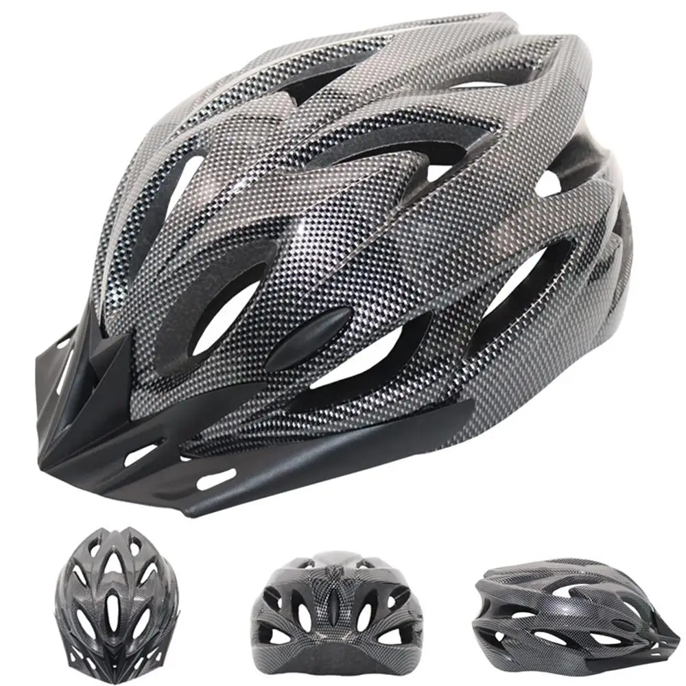 1PC Unisex Integrally-molded Safety Bicycle Helmet Lightweight Protective Helmet Bike Sports Helmet Mountain Cycling Accessory