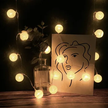 Cotton Ball String Lights 20 LED Cotton Remote Control String Lights Decor led string lights Home lighting string decoration
Cotton Ball String Lights 20 LED Cotton Remote Control String Lights Decor led string lights Home lighting string decoration