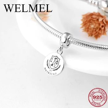 925 Sterling Silver NUTRICAO letter round shape fine Pendants beads Fit Original Pandora Charm Bracelet Jewelry making
925 Sterling Silver NUTRICAO letter round shape fine Pendants beads Fit Original Pandora Charm Bracelet Jewelry making