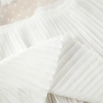 Women Wrinkled Pleated Lapel Fake Collar Sheer Polka Dot Lace Sunscreen Shawl
Women Wrinkled Pleated Lapel Fake Collar Sheer Polka Dot Lace Sunscreen Shawl