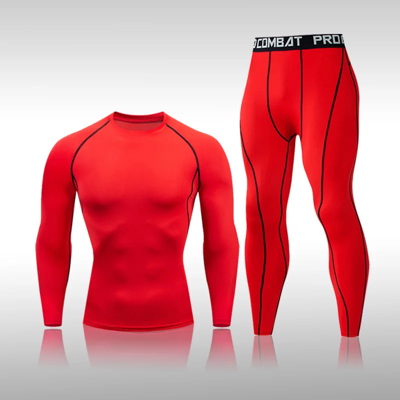 Compression Quick-Drying Tight-Fitting Men's Sportswear Underwear Fitness Running Gym Training Rashguard Sports Suit 2-Piece Set
Compression Quick-Drying Tight-Fitting Men's Sportswear Underwear Fitness Running Gym Training Rashguard Sports Suit 2-Piece Set