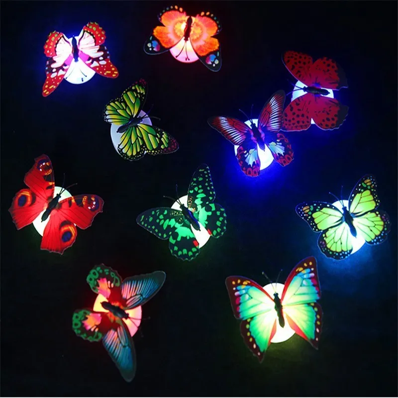 Night A With Goods Spread On The Ground For Sale Luminescence Colorful Butterfly Paste | Игрушки и хобби