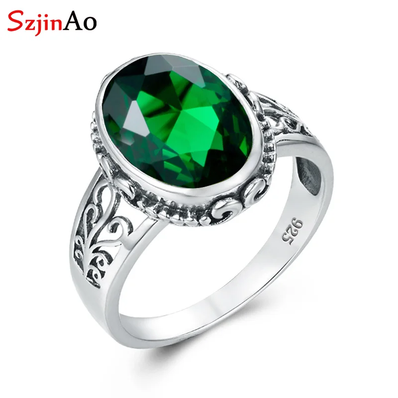 SzjinAo Handmade Unique Solid 925 Sterling Silver Fine Jewelry August Birthstone Vintaga Oval Peridot Rings for Women Men Ring
SzjinAo Handmade Unique Solid 925 Sterling Silver Fine Jewelry August Birthstone Vintaga Oval Peridot Rings for Women Men Ring