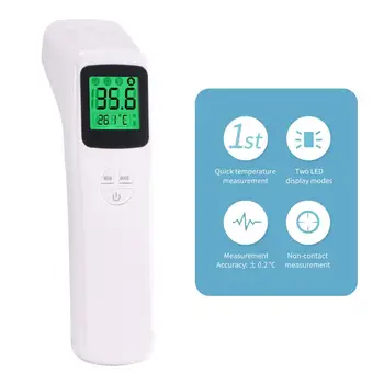 Non-Contact Body Thermometer Forehead Digital Infrared Thermometer Portable Non-Contact Termometro Baby/Adult Temperature
Non-Contact Body Thermometer Forehead Digital Infrared Thermometer Portable Non-Contact Termometro Baby/Adult Temperature
