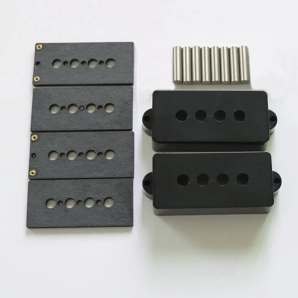 For 2 pickups Fiber plate flatwork 4 string P bass pickup kits with charged Alnico 5 magnet rods
For 2 pickups Fiber plate flatwork 4 string P bass pickup kits with charged Alnico 5 magnet rods