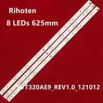 New 5set=15pcs 8LED 625mm LED backlight strip for TOSHIBA 32L2333DG SVT320AE9_REV1.0_121012 LSC320HN03-T01
New 5set=15pcs 8LED 625mm LED backlight strip for TOSHIBA 32L2333DG SVT320AE9_REV1.0_121012 LSC320HN03-T01