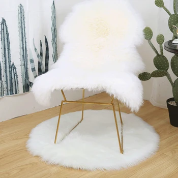 Artificial Sheepskin Rug Round Bedroom Hairy Carpet Wool Carpet Home Decoration Tea Table Bed Arts Chairs
Artificial Sheepskin Rug Round Bedroom Hairy Carpet Wool Carpet Home Decoration Tea Table Bed Arts Chairs