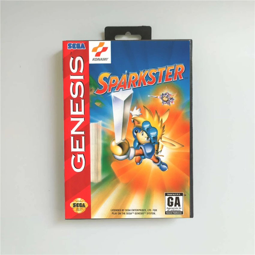 Sparkster USA Cover With Retail Box 16 Bit MD Game Card for Sega Megadrive Genesis Video Game Console
Sparkster USA Cover With Retail Box 16 Bit MD Game Card for Sega Megadrive Genesis Video Game Console